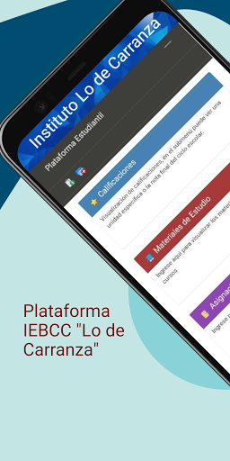 Android application Instituto Carranza screenshort
