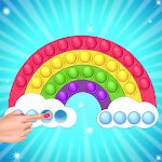 Cover Image of Download Rainbow Popit Fever Fidget Toy  APK