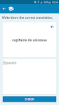 screenshot of French-Spanish Dictionary
