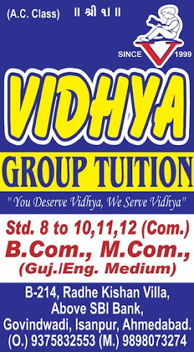 Android application Vidhya Group Tuition screenshort