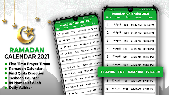 Ramadan Calendar 2023: Sehr & Iftar 3