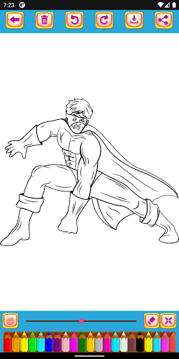 Download Updated Superheroes Coloring Book Android App Download 2021