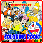 Cover Image of Download Directives Of Cartoon Animation Coloring Book 1.3 APK