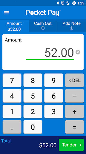 Android application Pocket Pay screenshort