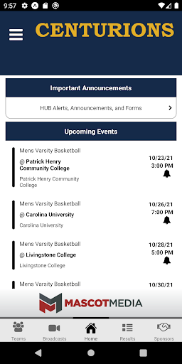 Carolina Christian Athletics Screen 2