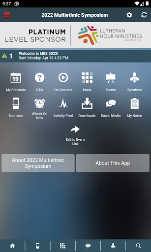 Concordia Seminary Events Screen 2