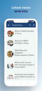 Texas Food Stamps. EBT Card
