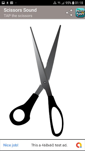 Android application Scissors screenshort