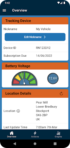 Android application myPhantom screenshort