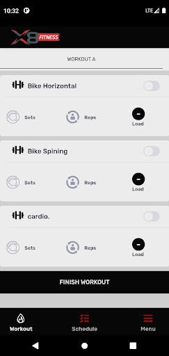X8 Fitness Screen 2