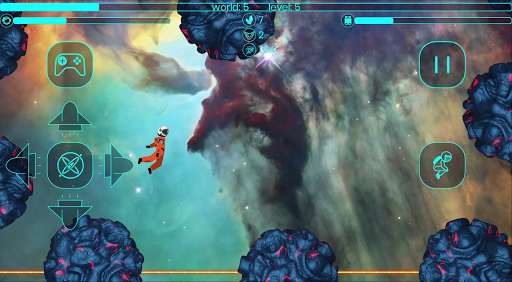 Astronaut Stickman in a Space Screen 2