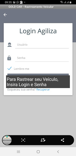 GoldCar Rastreamento Screen 2