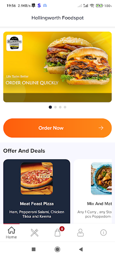 Android application Hollingworth Foodspot screenshort