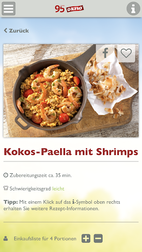 GEFRO Rezepte Screen 2