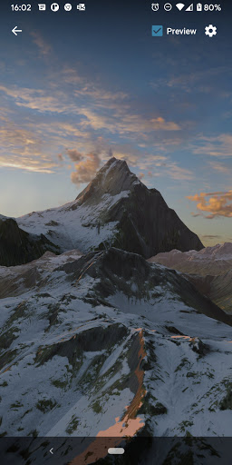 Android application Iceland 3D Live Wallpaper screenshort