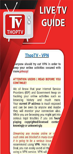 Guide for Live Thop Tv streaming