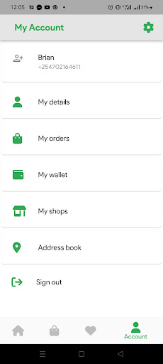 Android application iSubira screenshort