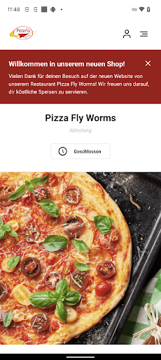 Android application Pizza Fly Worms screenshort