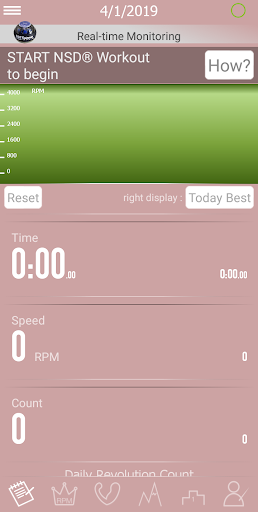 Android application NSD Workout screenshort