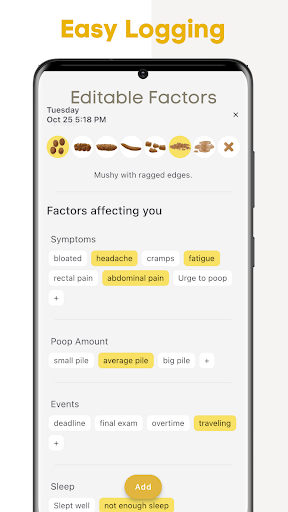 plop - poop tracker & analyzer Screen 2