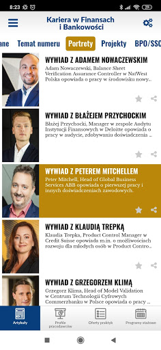 Przewodnik Kariera w Finansach Screen 2