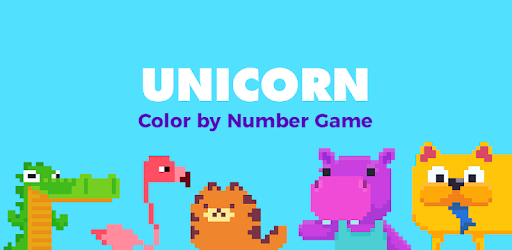 unicorn colornumber  pixel art coloring games