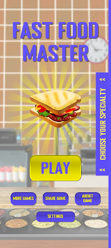 Android application Fast Food Master Kitchen screenshort