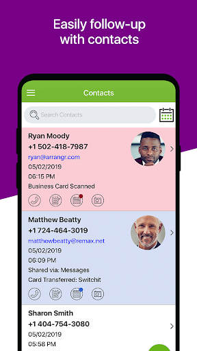 Switchit Digital Business Card Screen 3