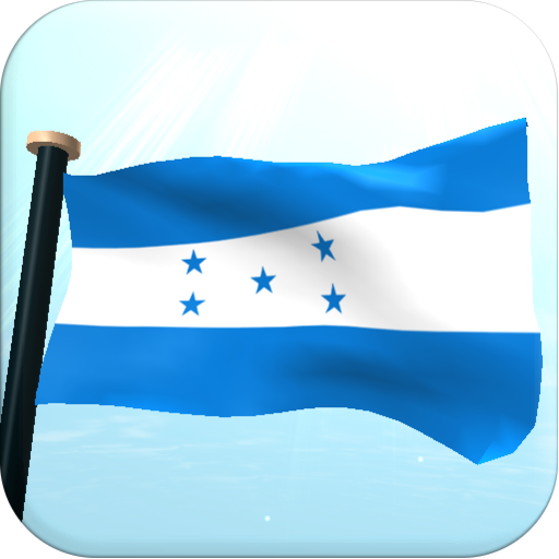 Honduras Flag 3D Wallpaper logo