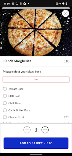 Tasties Pizzeria Screen 2