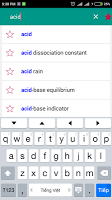 screenshot of Chemistry Dictionary Offline