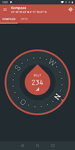 Kompass Bildschirmfoto