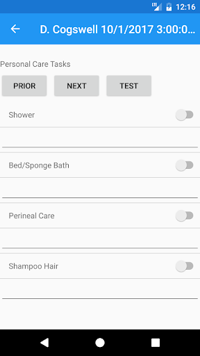 A Better Solution - Caregiver Screen 2