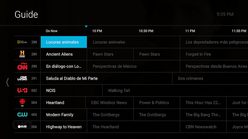 Screenshot of StreamTV by Buckeye Broadband