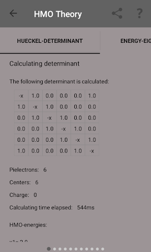 Hueckel Molecular Orbital HMO Screen 3