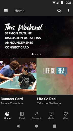 Android application Christ Fellowship Home screenshort