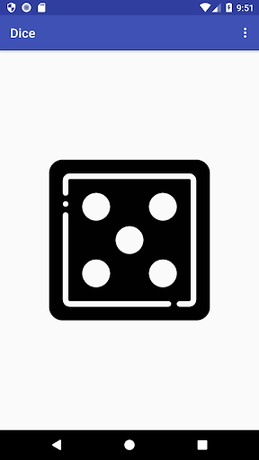 Simple Dice App Screen 2