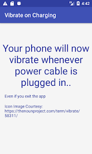 Vibrate on Charging start-wireless/wired charger Apk (Paid) 1