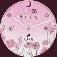 Dream Pink Analog watch face
