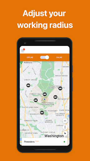 Android application Vecto Driver app screenshort