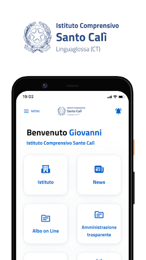 Android application IC Santo Calì screenshort