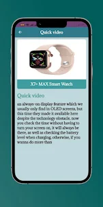 X7+ MAX Smart Watch Guide