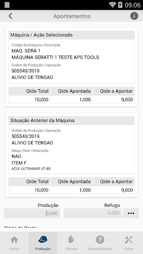mhob APS Tools Apontamentos Screen 3