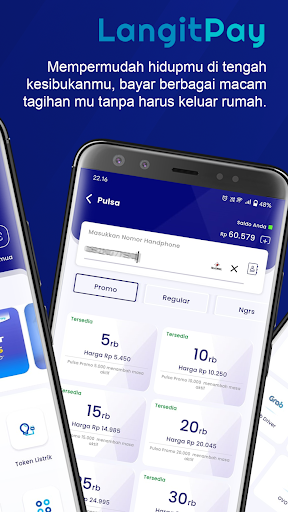LangitPay - Pulsa, Data & PPOB Screen 3