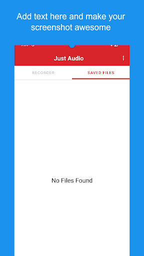 Just Audio Screen 2