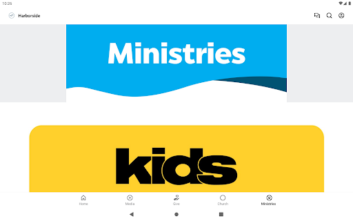 Screenshot of Harborside Christian Church