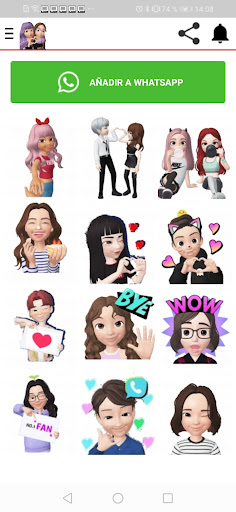 zepeto stickers para whatsap