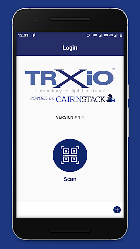 Android application TRXio powered by Cairnstack So screenshort