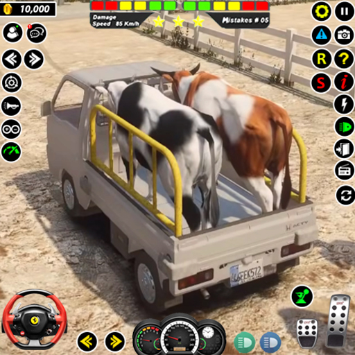 شاحنة نقل الحيوانات سيم 3D