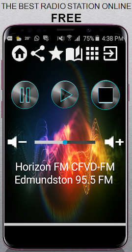 Android application Horizon FM CFVD-FM Edmundston screenshort